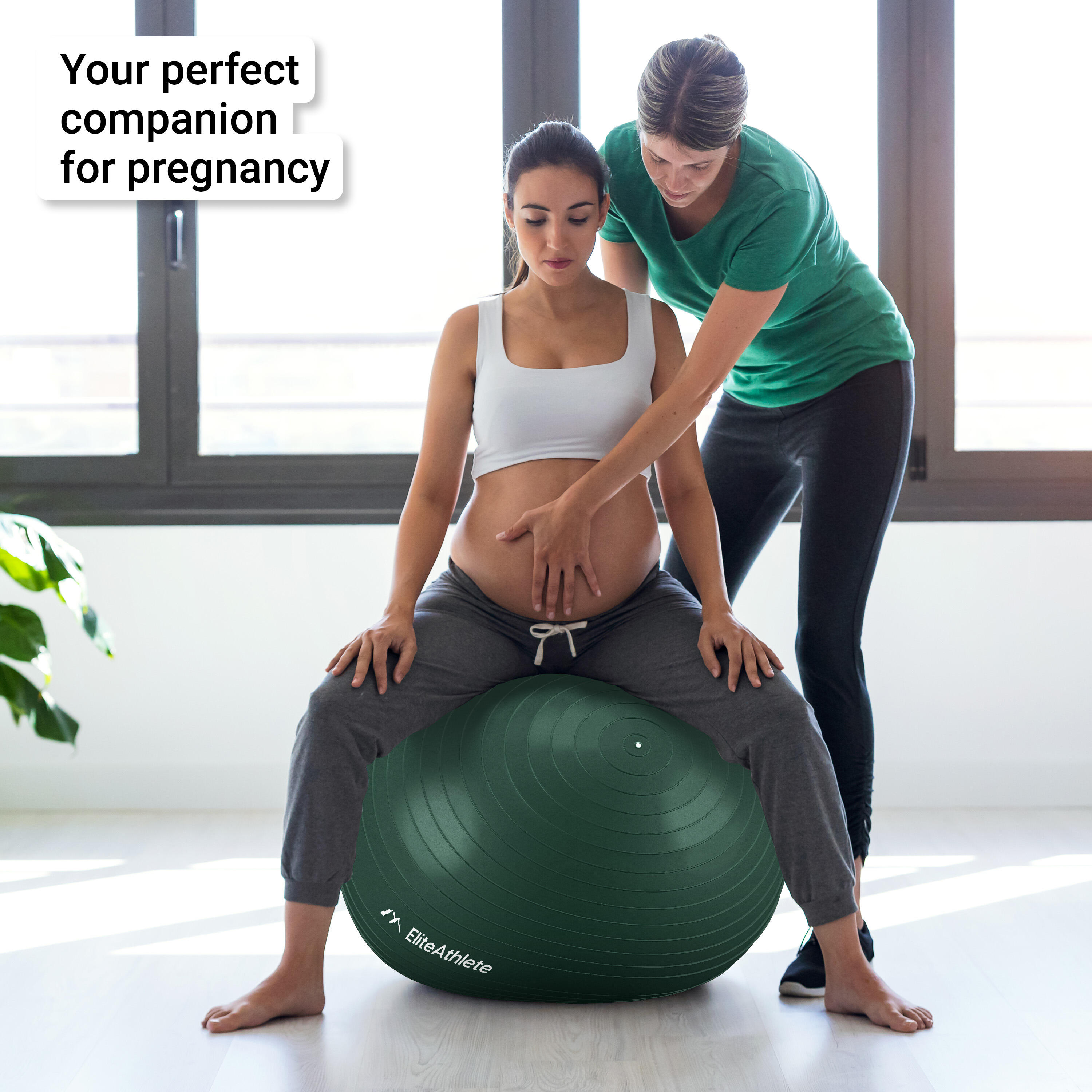 EliteAthlete® Ballon Gym - Fitness Pilates Yoga - Ballon Grossesse 4/7