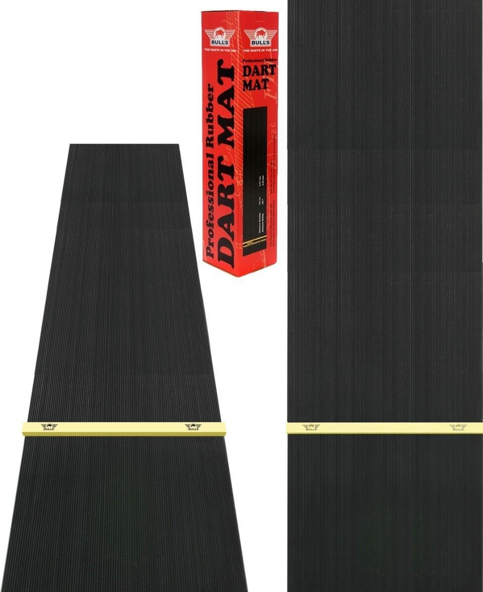 BULL'S DARTS Bull's Rubber Dartmat + Oche | 300x90 cm