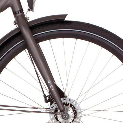 Cortina speed voorvork in matt lava voor fietsen