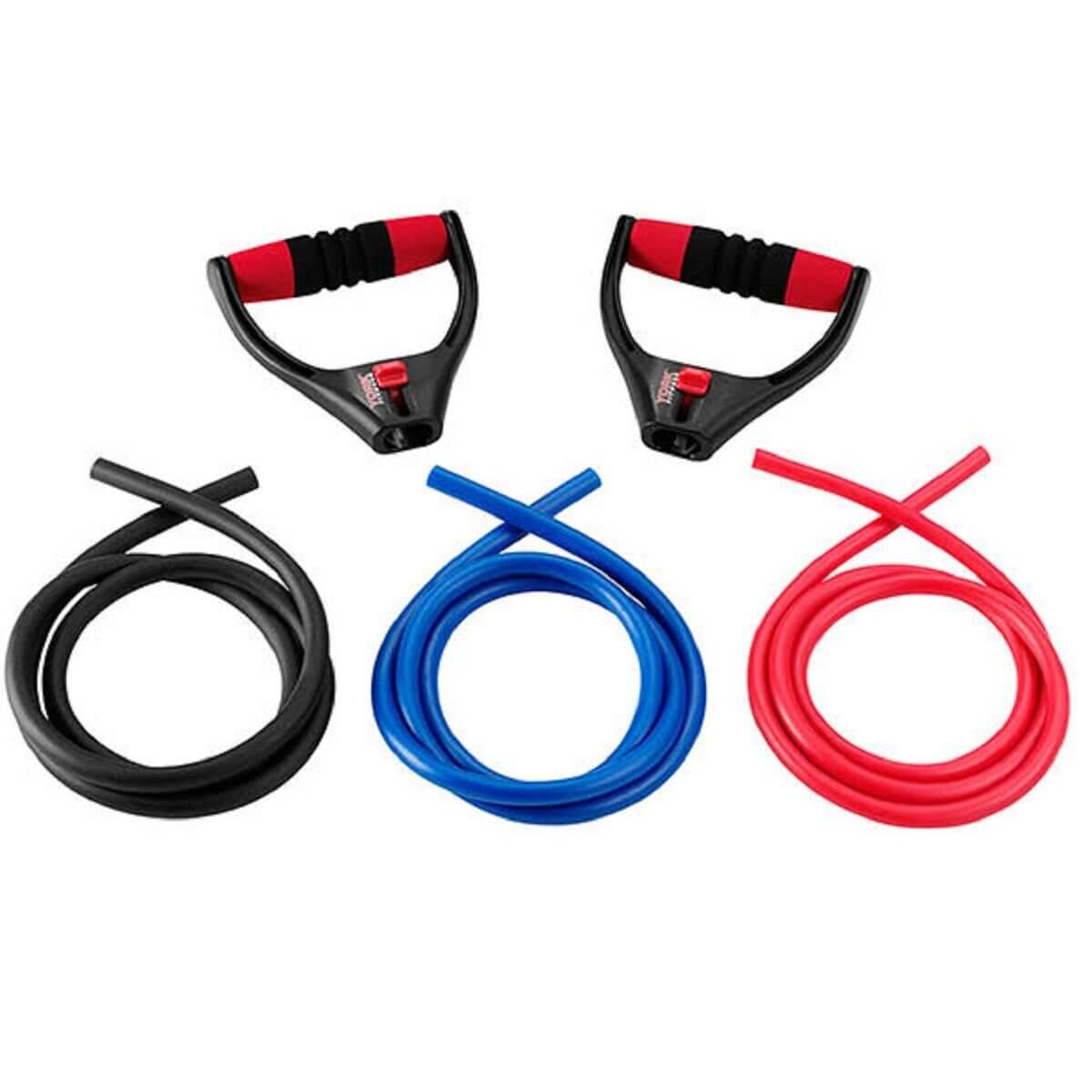 YORK BARBELL York Deluxe Resistance Tube Set with Handles