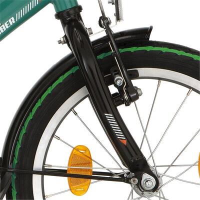Alpina 16 yabber zwarte voorvork - premium fietsvoorvork