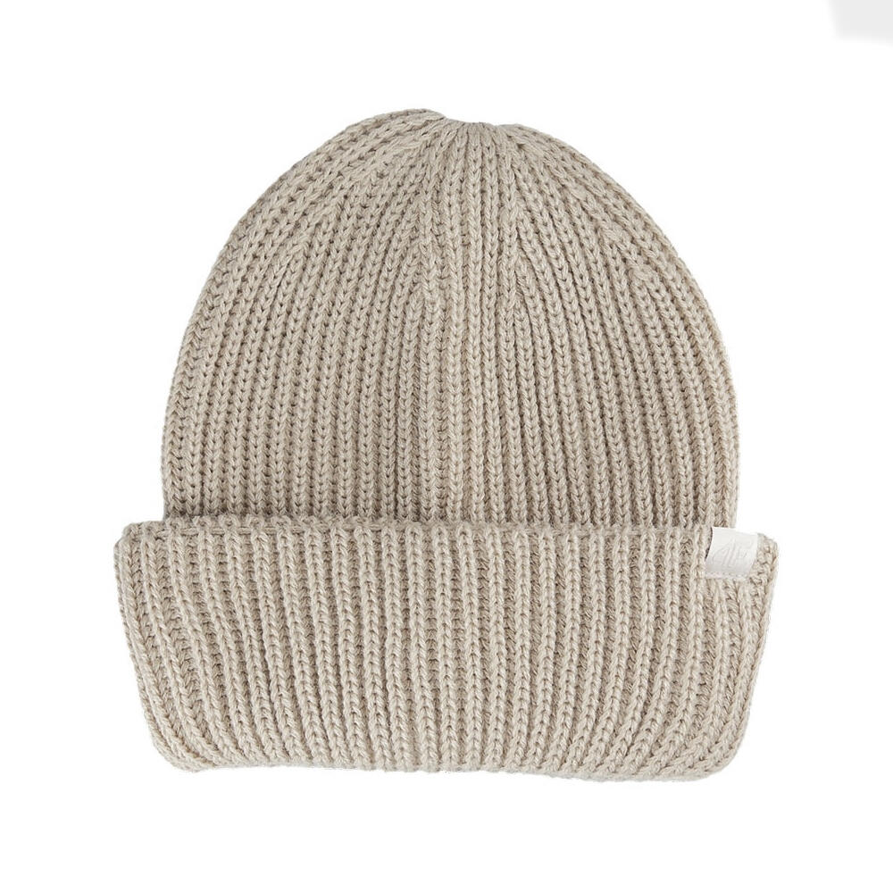 4F Heren geribbelde wintermuts (Khaki)