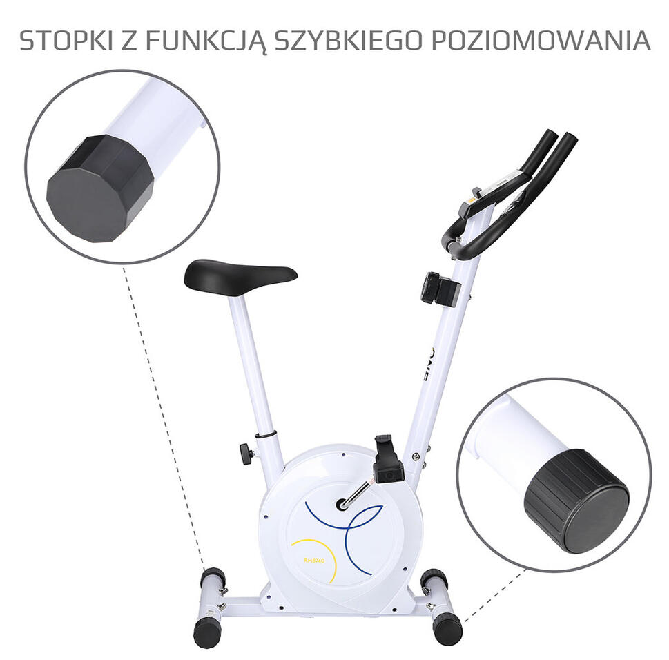 Rower magnetyczny One Fitness RM8740 biały