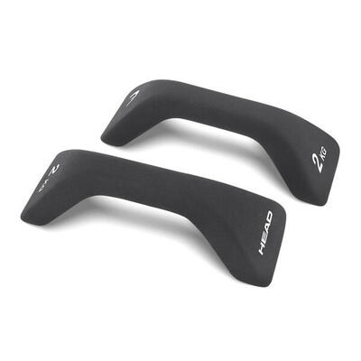Coppia di manubri push-up da 1.5 kg arancioni
