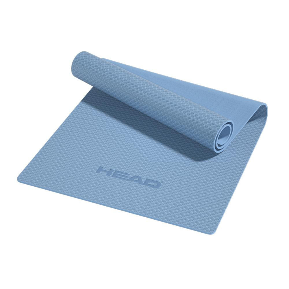 Tappetino Yoga antiscivolo in TPE 183cm x 80cm x 7mm azzurro 1/1