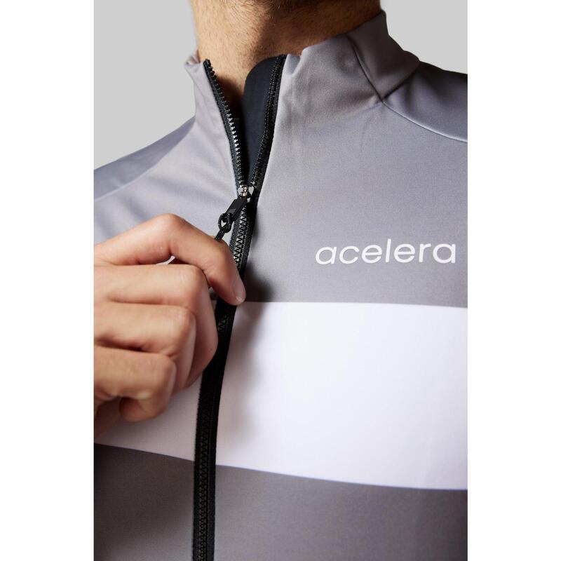 Intermediate Tricou Mânecă Lungă Termo Fleece Ciclism Antivânt