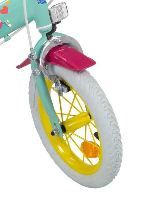 Bicicleta Infantil 12" PEPPA PIG VERDE 5/6