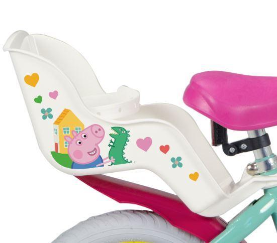 Bicicleta Infantil 12" PEPPA PIG VERDE 3/6