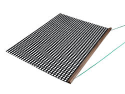 Traine en métal pour court de tennis 180x115cm- Traine simple