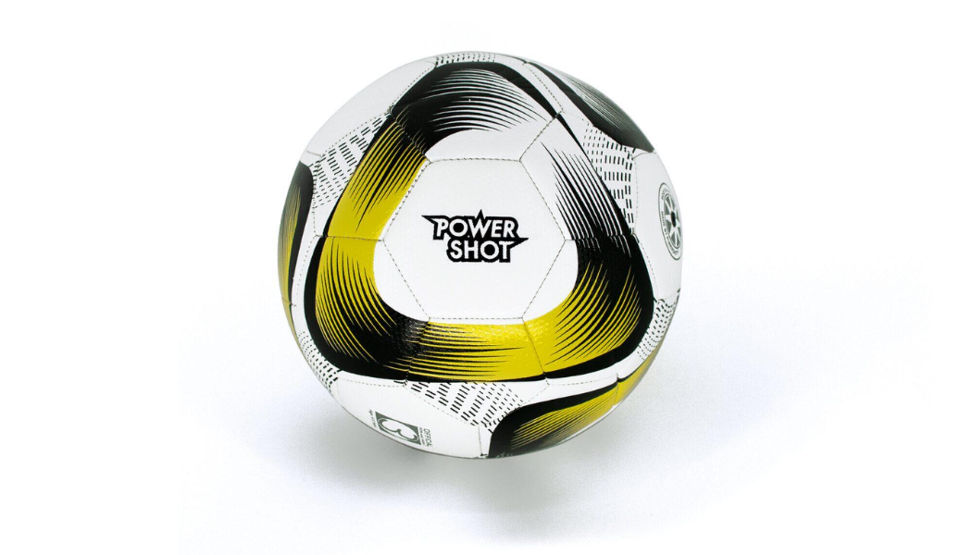 Bola de futebol amarelo e preto - tamanho 4