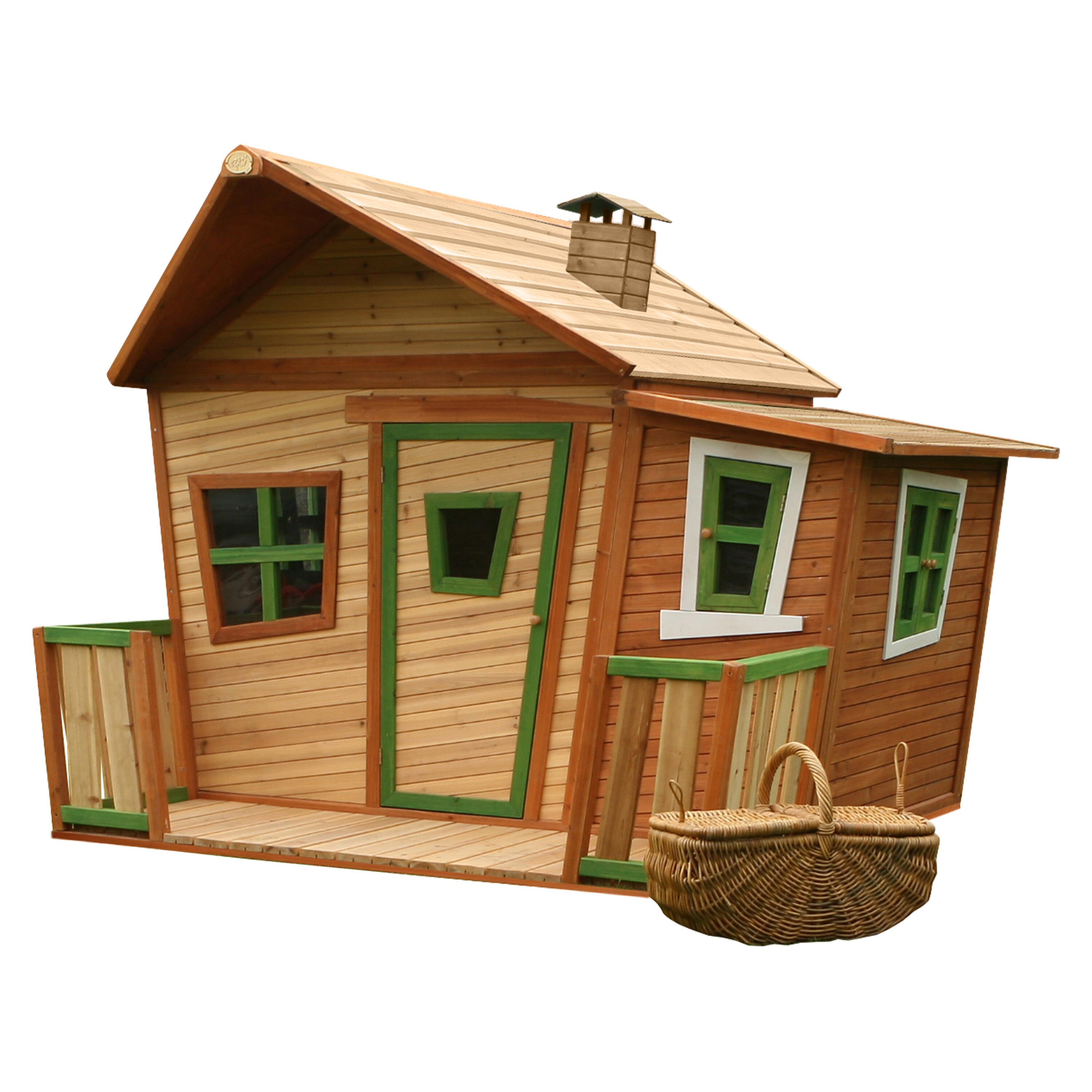AXI AXI Lisa Casa de madera para niños marrón y verde