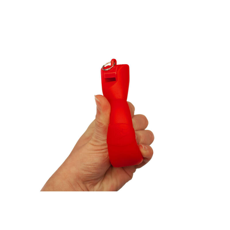Sifflet poire / Sifflet à main Hygiénique rouge - Lot de 3