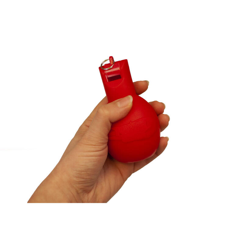 Sifflet poire / Sifflet à main Hygiénique rouge - Lot de 3