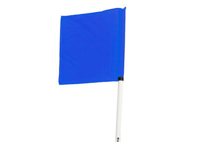 4er-Set Cornerflags Farbe Blau