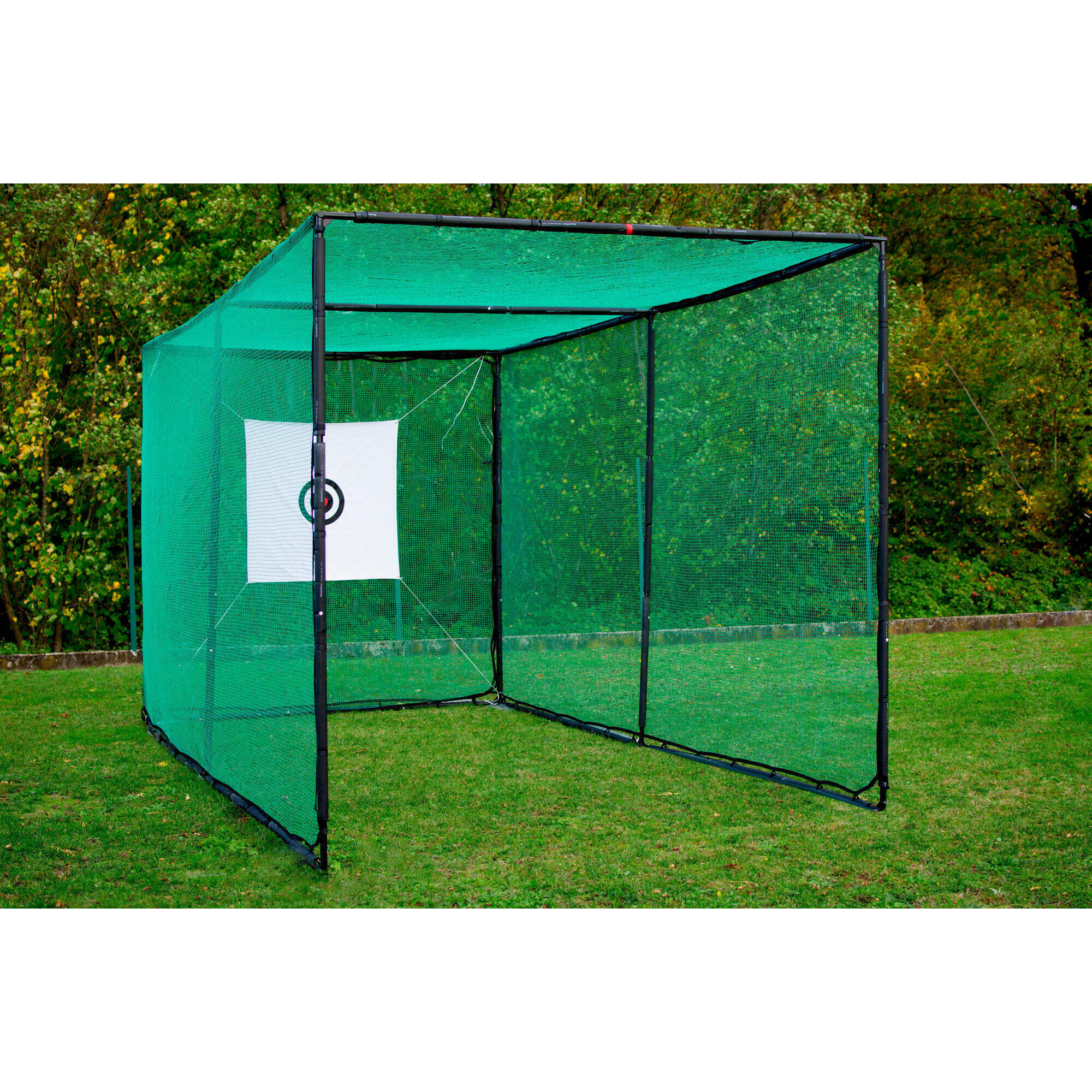 Power Shot - Cage De Golf - Structure Et Filet 6 X 3 X 3 M - Cible De Précision Incluse - Cage D'Entrainement - Noir|vert - Taille Unique - Decathlon