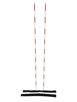 Lot de 2 mires de volley-ball avec attaches velcro