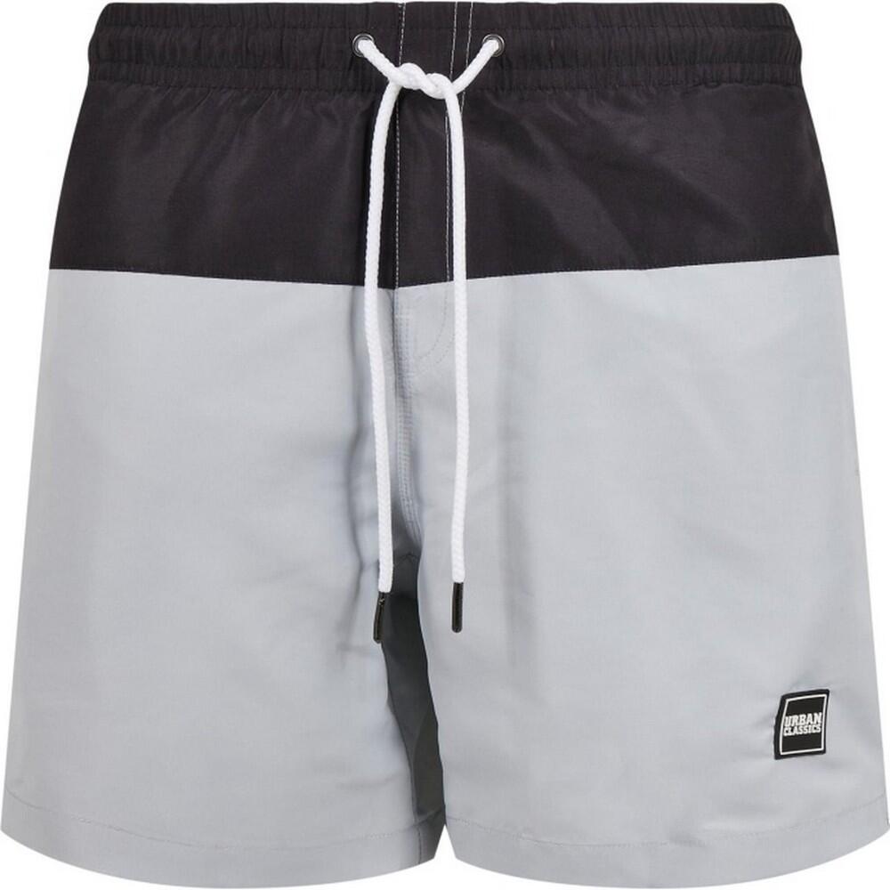 Calções de banho Block para homem Asfalto claro/Preto
