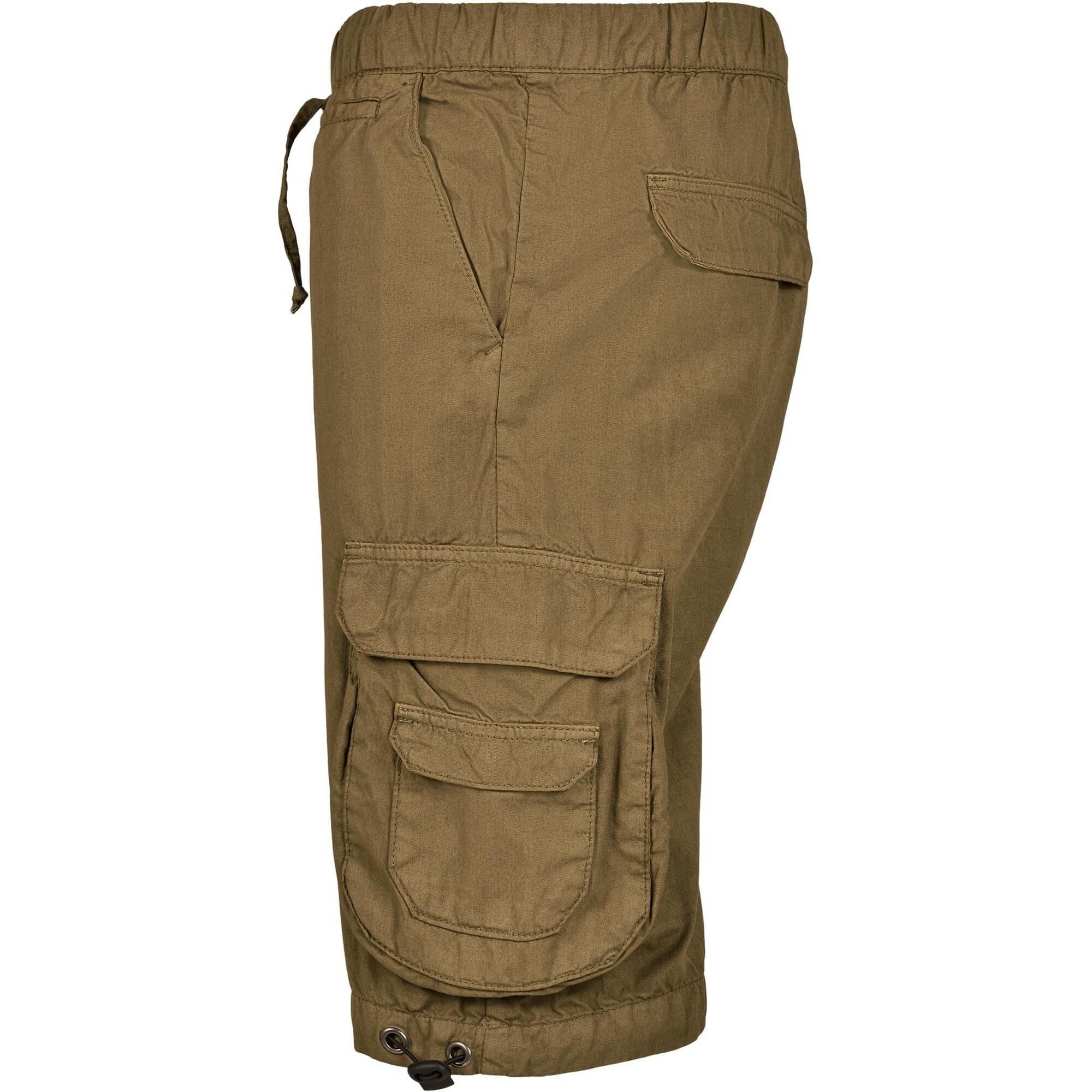 Pantaloncini Cargo Doppia Tasca Uomo Urban Classics Olivo Estivo 3/3