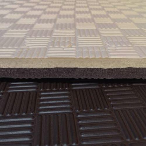 Tatami Puzzle EVA 100x100x40 mm (Lote 8 uds) Marrón-Beige 5/7