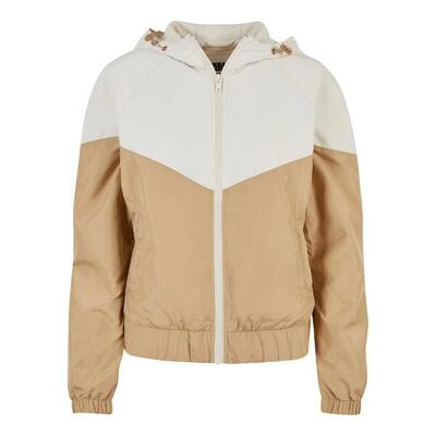 Giacca A Vento Donna Urban Classics Arrow Sabbia Bianca Beige Unione