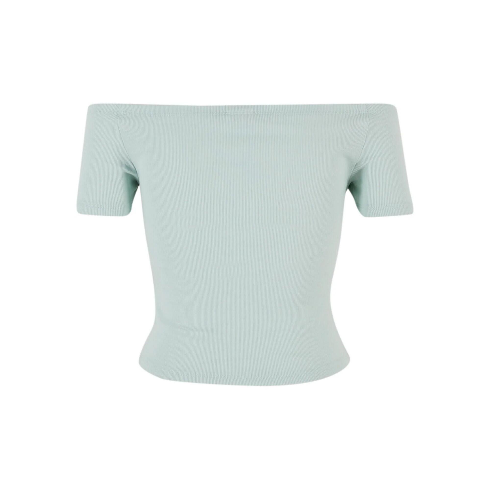 Top A Costine Senza Spalla Donna Urban Classics Menta Gelata 2/2