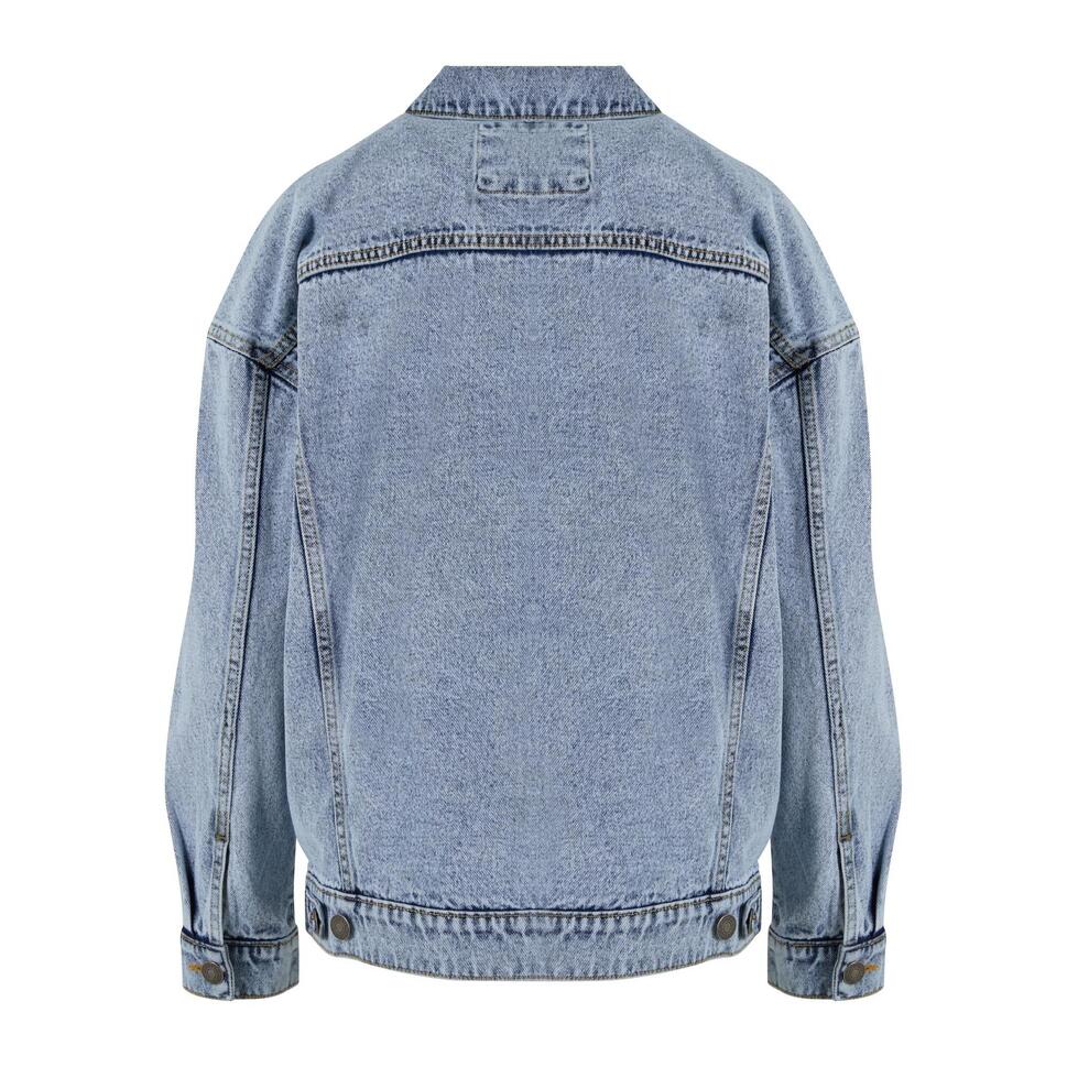 Damska Kurtka Oversize Z Denimu Z Lat 90tych