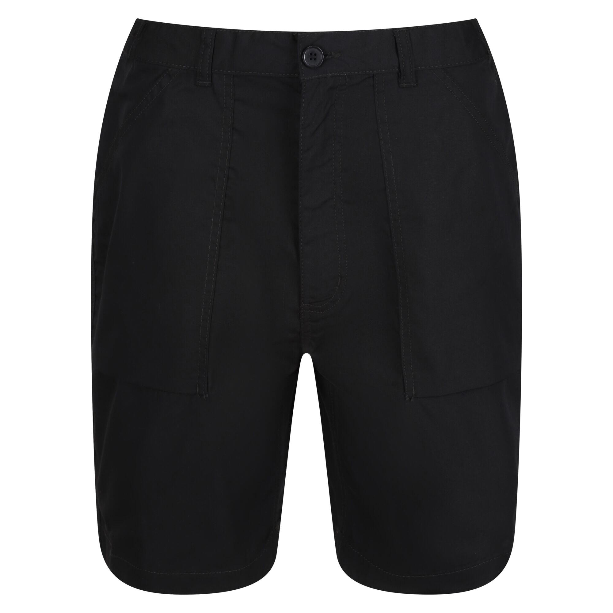 REGATTA Mens New Action Sports Shorts (Black)