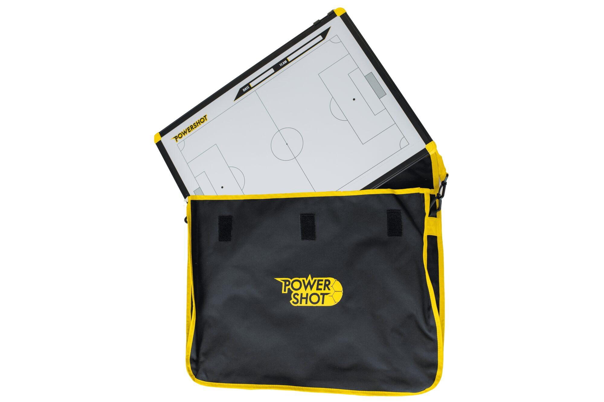 Lavagna tattica magnetica per il calcio 90x60cm + borsa 4/7