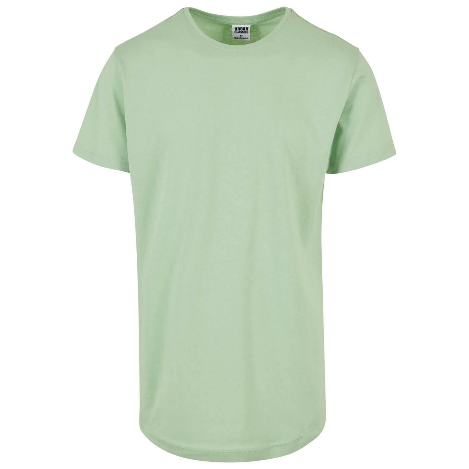URBAN CLASSICS T-Shirt comprida com formas para homem Verde Vintage