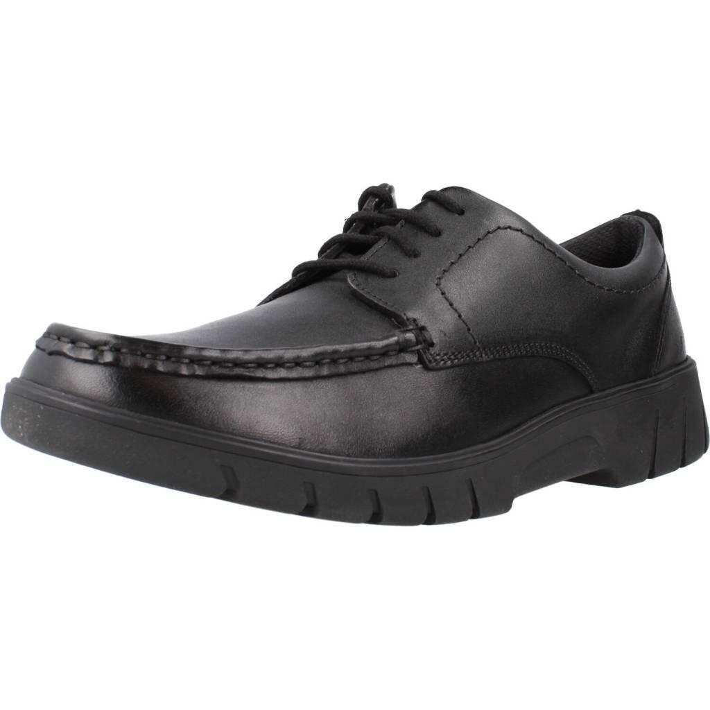 Ténis Clarks Modelo Branch Lace Cor Preto