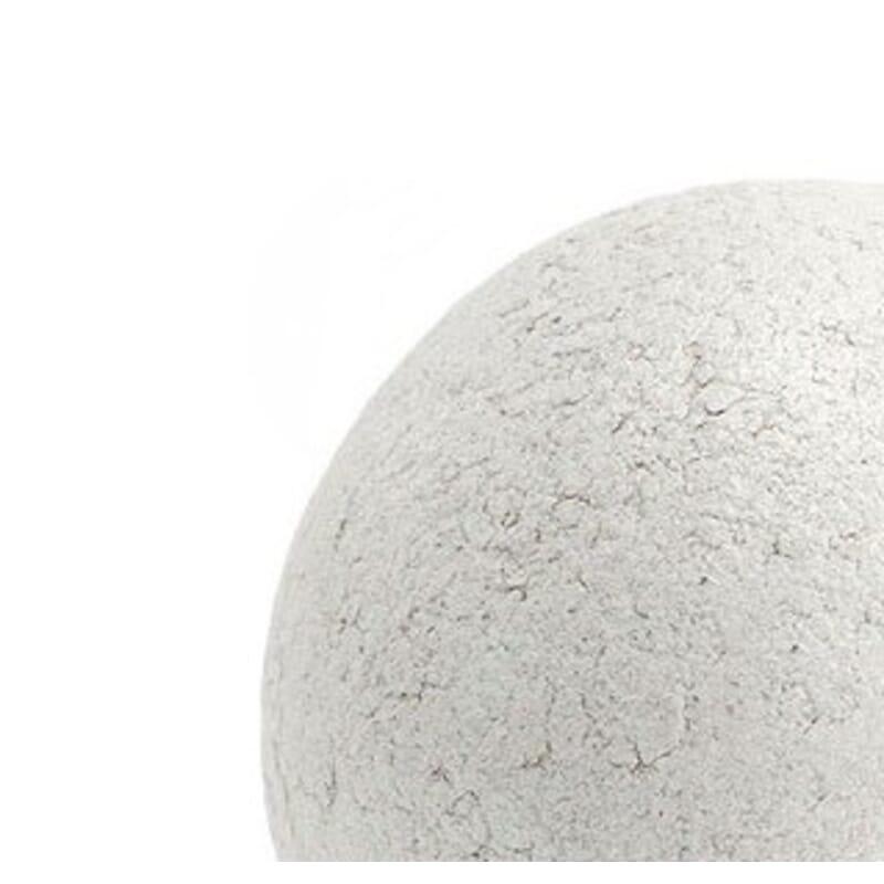 LOT DE 10 BALLES LIEGES BLANC POUR BABYFOOT 3/4