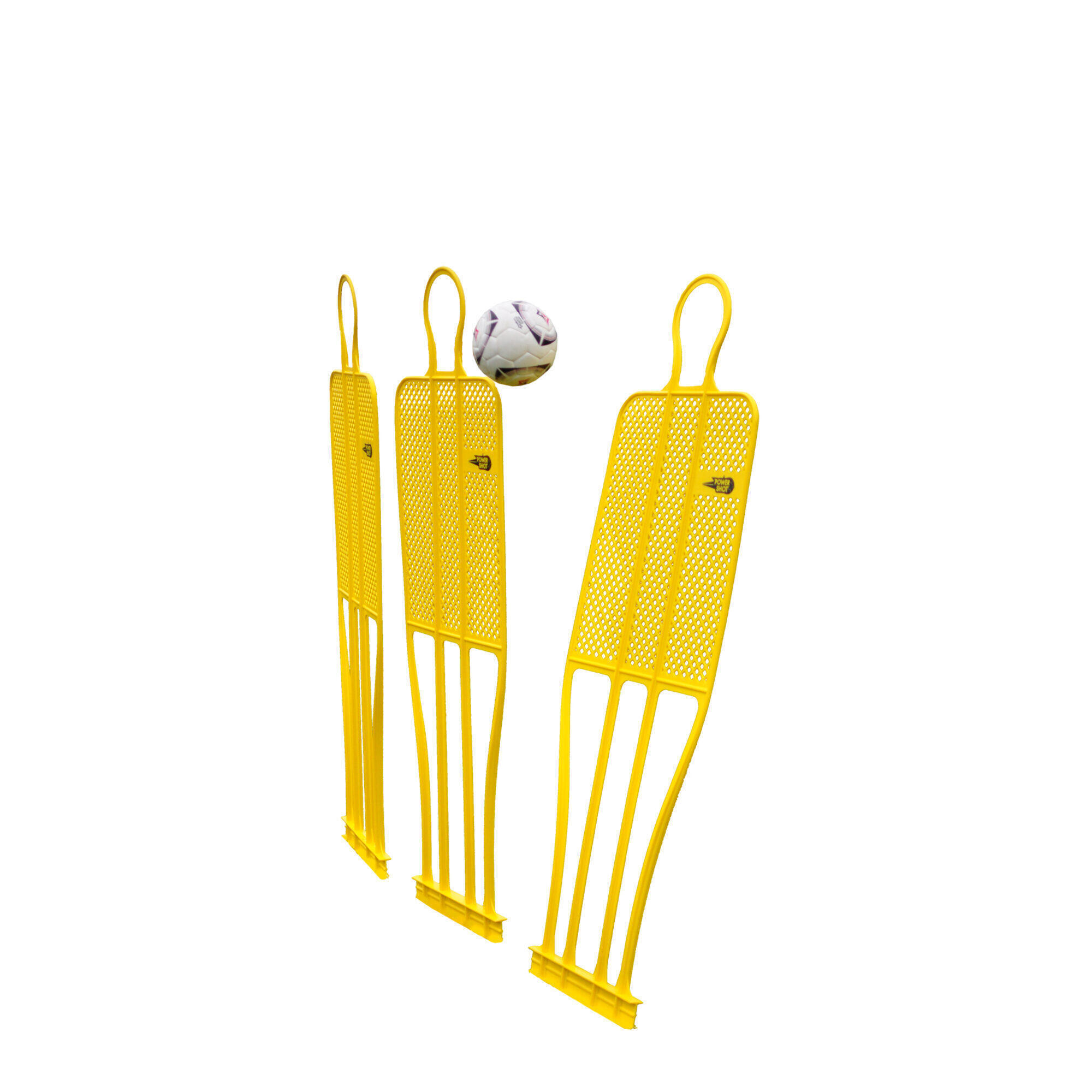 Power Shot - Mannequin Une Pièce - Lot De 3 - Couleur : Jaune - Mannequin  D'Entraînement - Jaune - 180 Cm - Decathlon