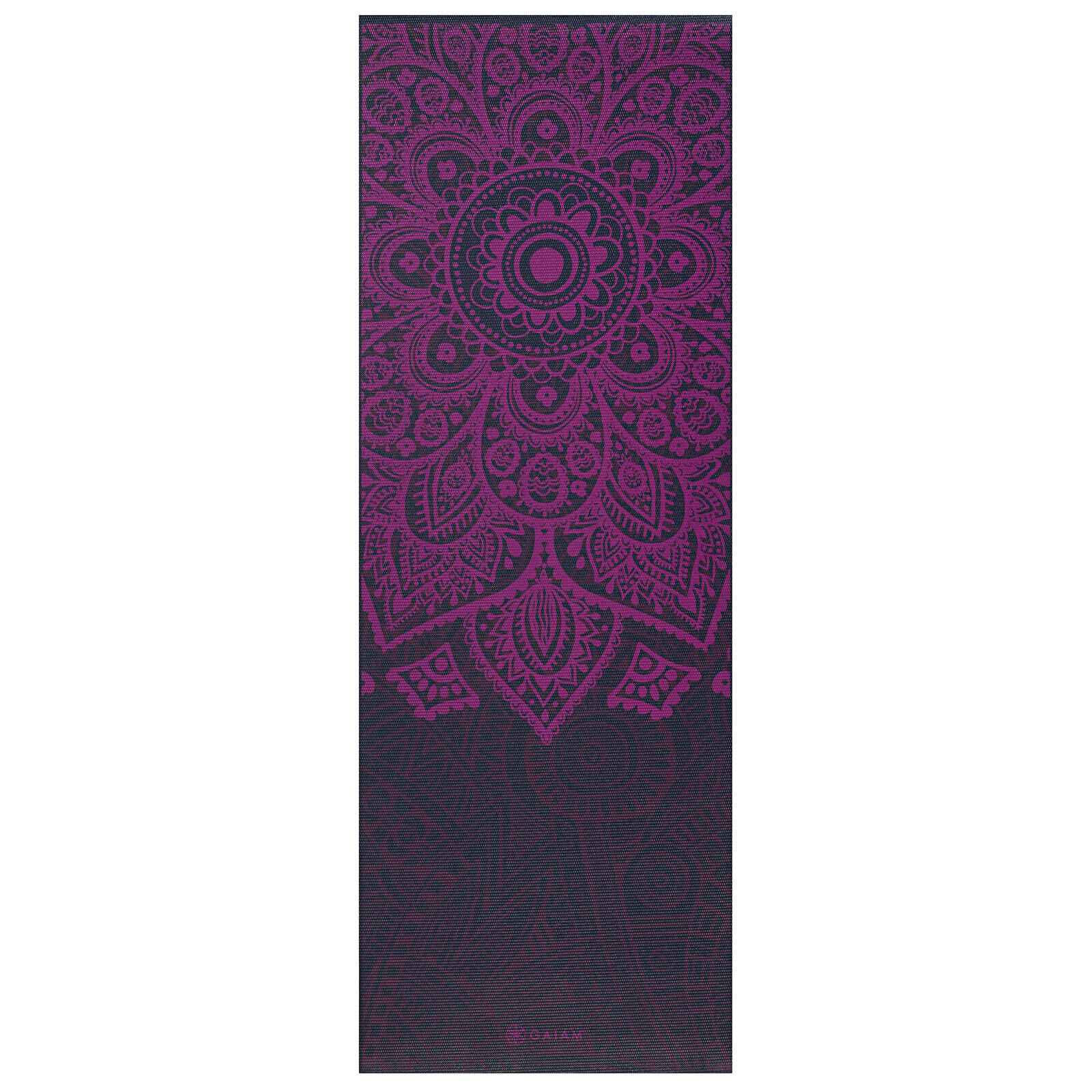 Gaiam Plum Sundial Yoga Mat 6mm 2/3