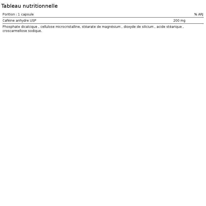 Mutant Caffeine (240) Standard - Régime et gestion du poids 2/3