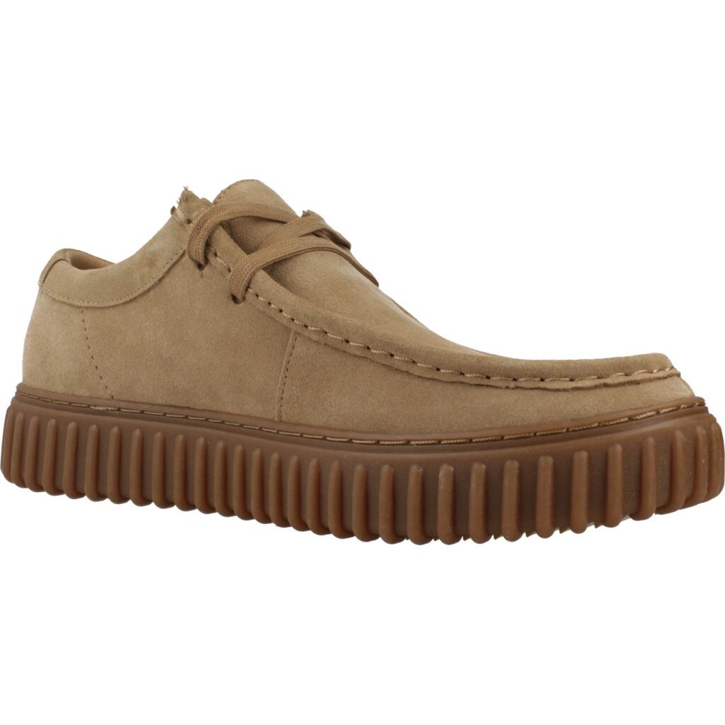 Ténis Clarks Modelo Torhill Lo Cor Castanho Claro 5/5