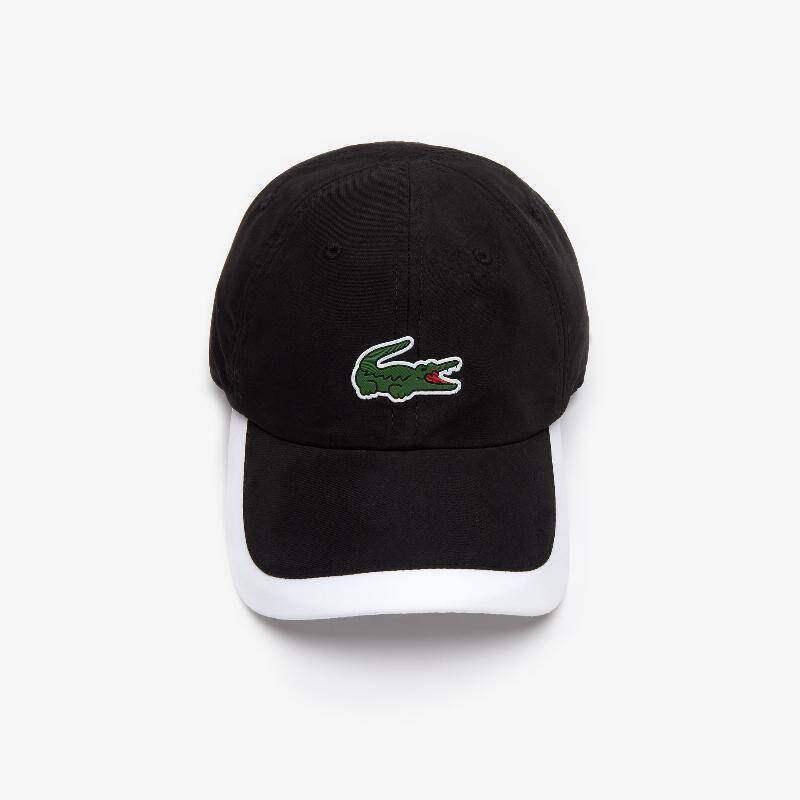 Cappellino Lacoste Bianco E Nero 3/5