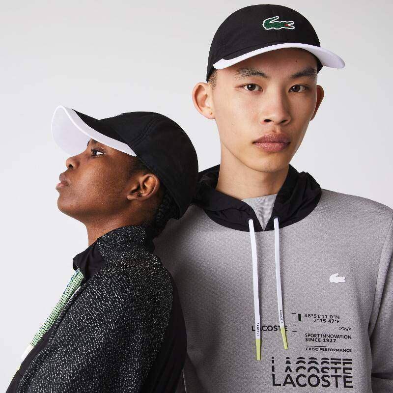 Cappellino Lacoste Bianco E Nero 2/5