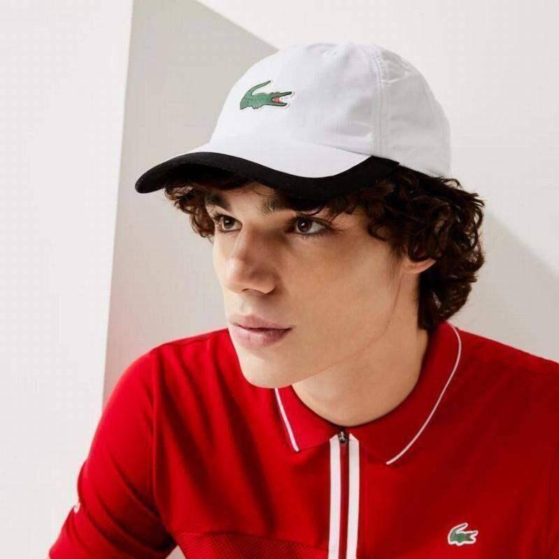 Boné Lacoste Preto E Branco 2/5