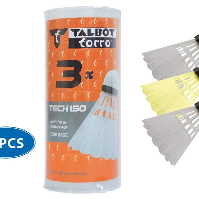Talbot Torro Tech 150 Synthetic Shuttlecock 3 Pack