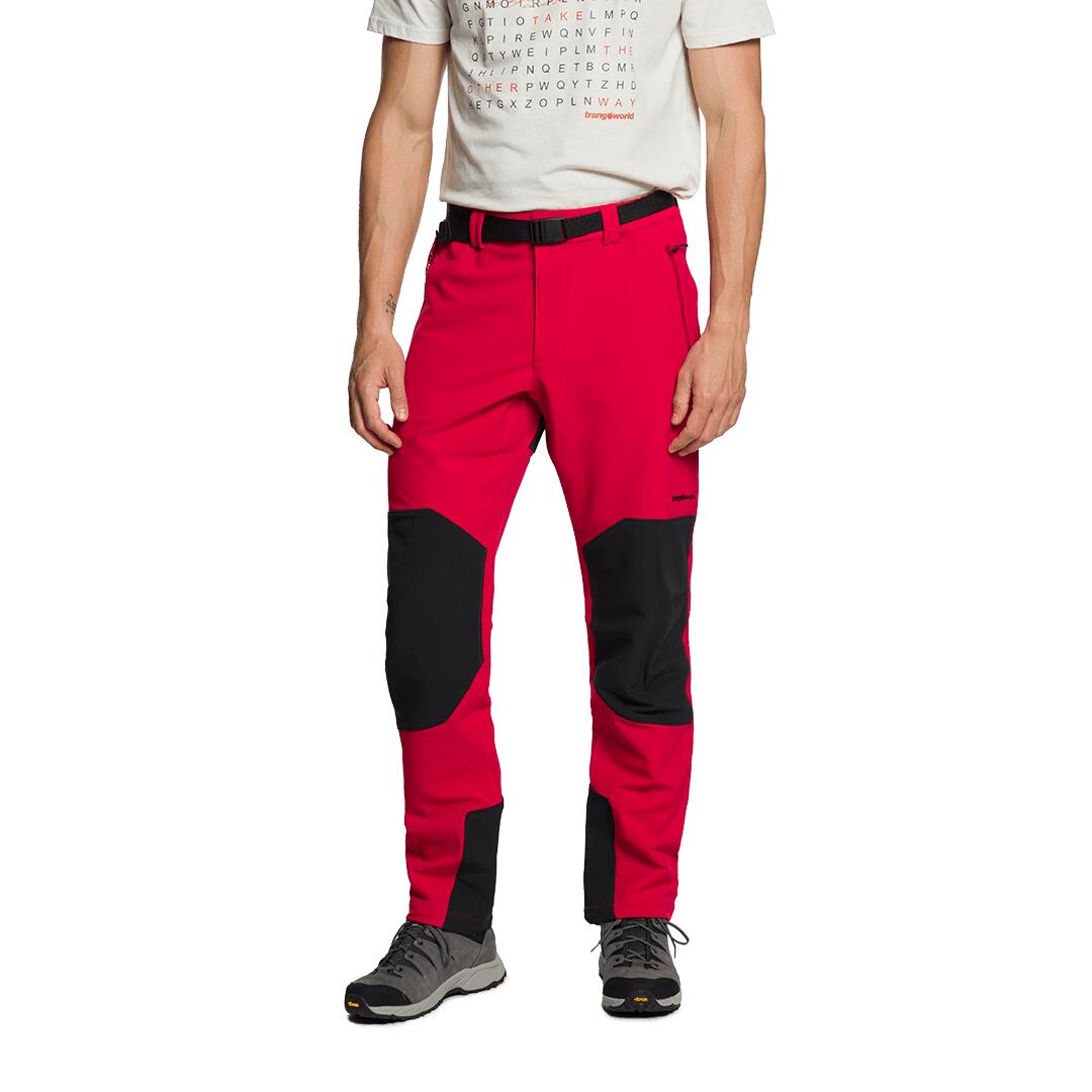 Pantalón para Hombre Trangoworld Mourelle as Rojo/Negro 4/6
