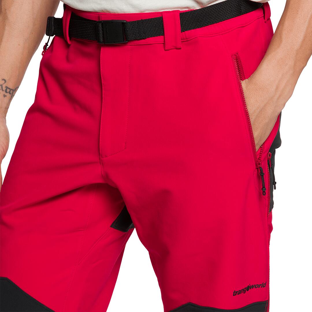 Pantalón para Hombre Trangoworld Mourelle as Rojo/Negro 6/6