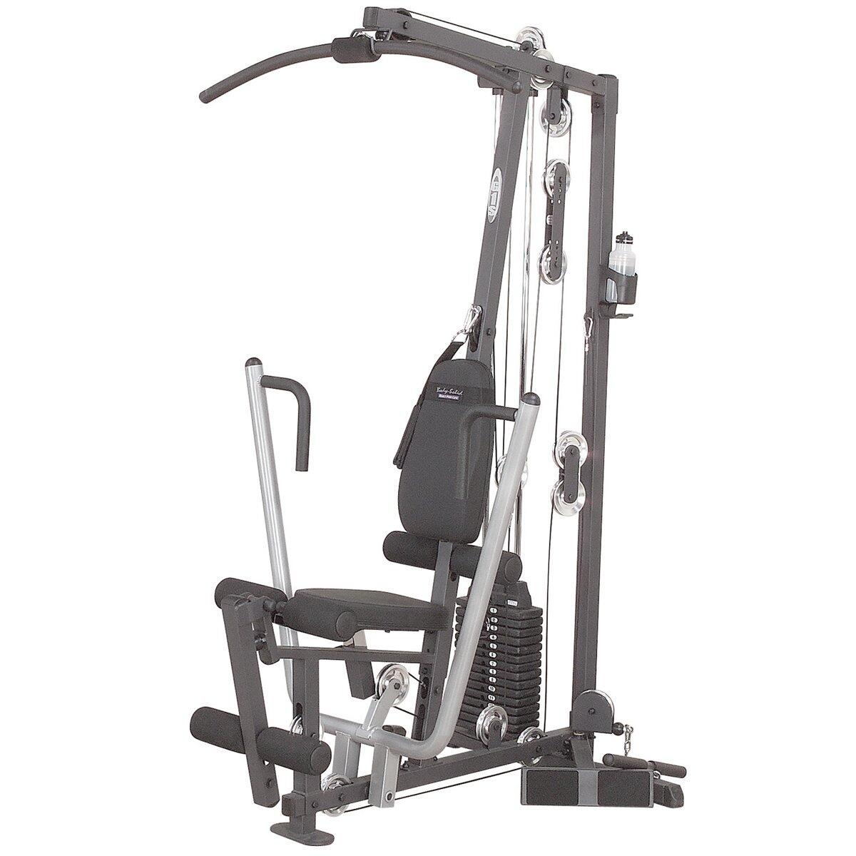 Body-solid - Home Gym Multi-fonctions G1s Pour Fitness Et Musculation - Chaise Romaine - Gris - Taille Unique - Decathlon