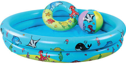 Piscine Set - Multicolor - Mini Marine - Ø 120 cm