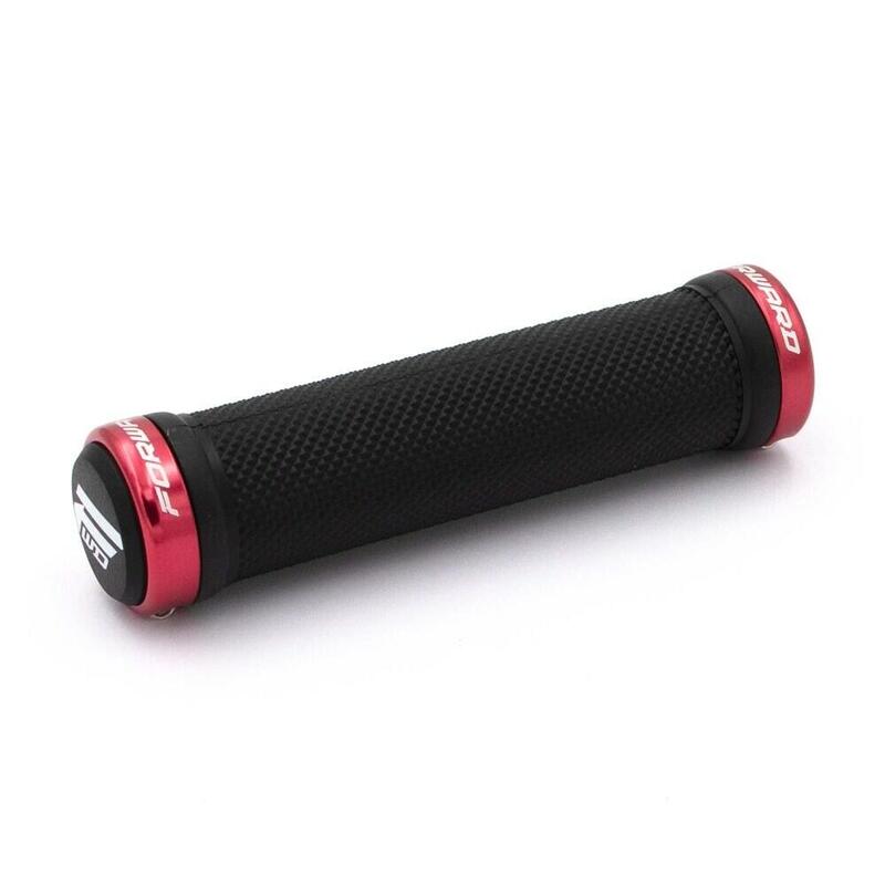 Poignées Vélo Forward Noir - Paragon Two Lock Rouge 128mm