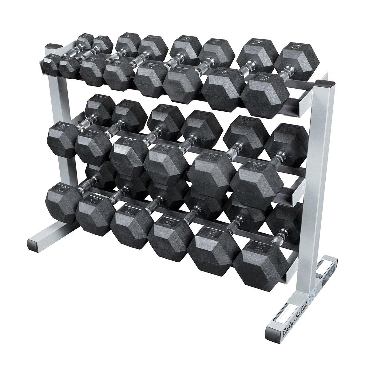 Halterrek 3 etages GDR363 voor fitness en krachttraining 2/6