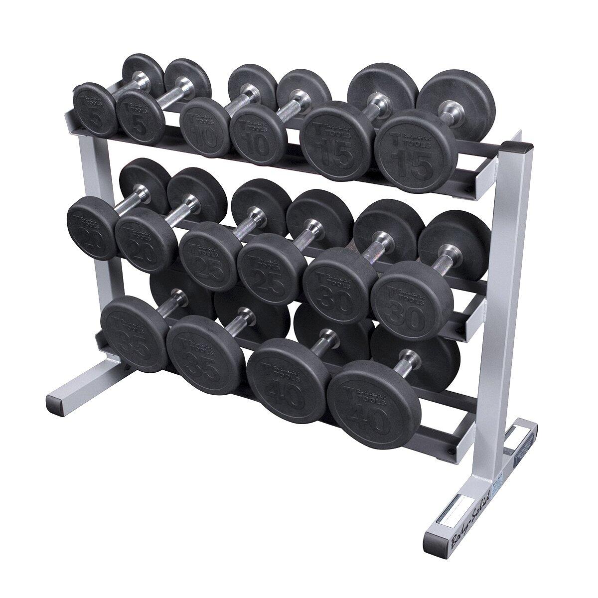 Halterrek 3 etages GDR363 voor fitness en krachttraining 3/6