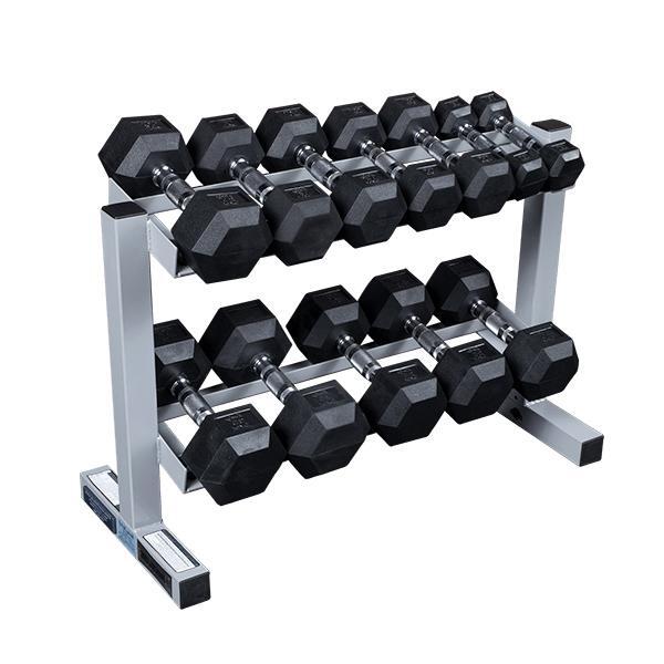 Suporte para halteres PDR282X para fitness e treino de força 2/6