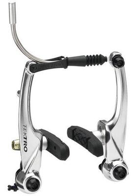 Tektro M530 V-Bremse vorne oder hinten 102 mm Silber