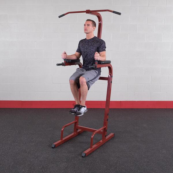Vertical knee raise BFVK10 para fitness e treino de força 3/6