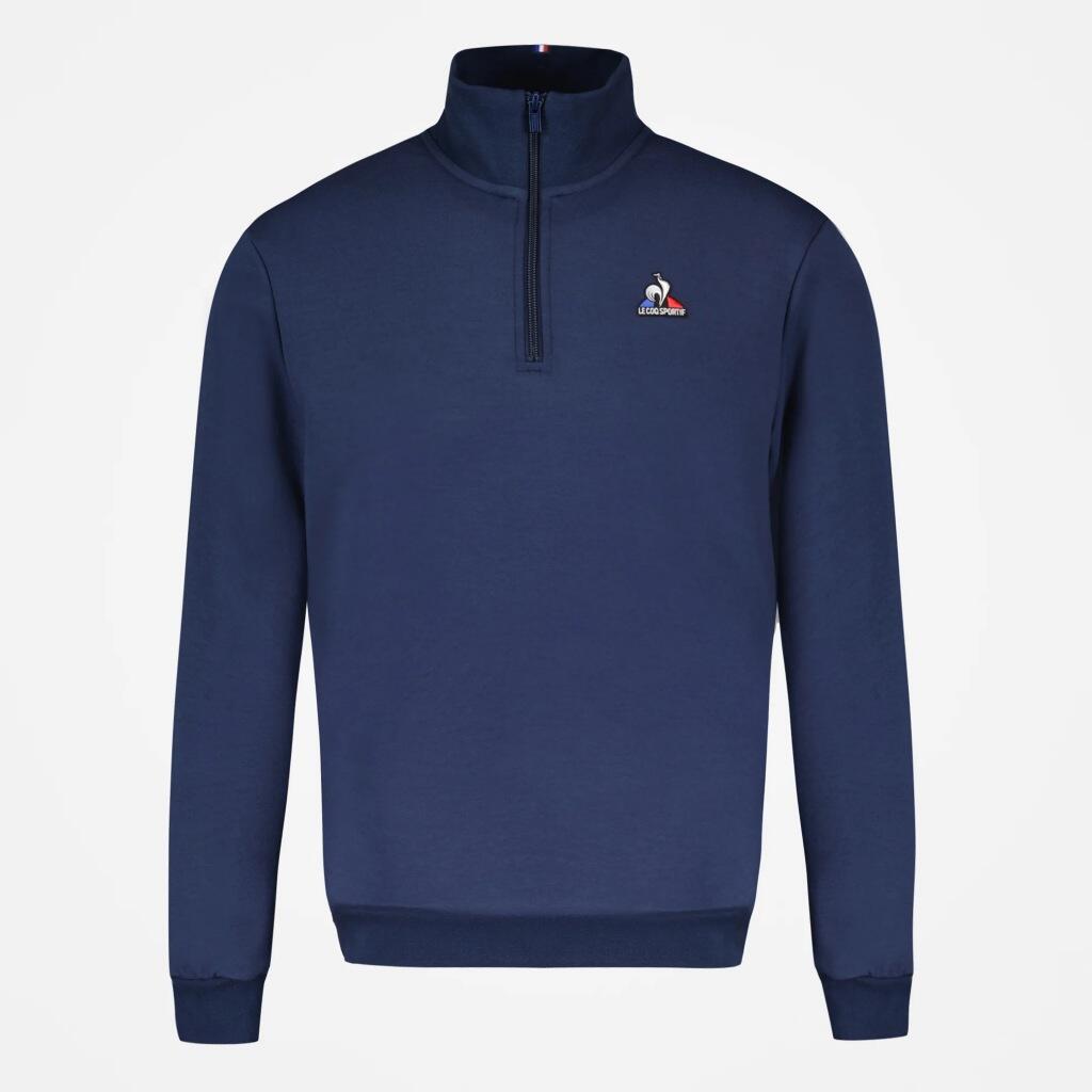 Moletom Le Coq Sportif Modelo Ess Halfzip N Cor Azul 2/5